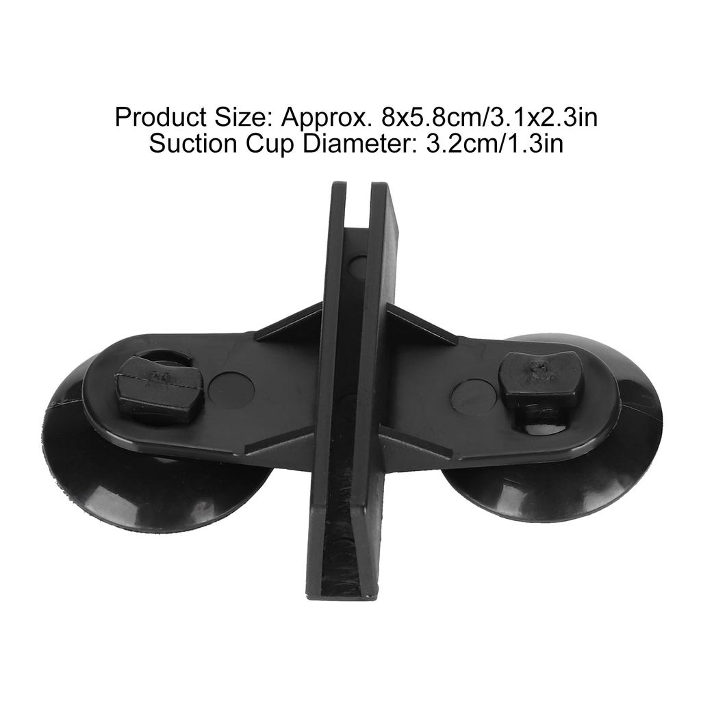 50 Stück Kunststoff Aquarium Trennplatte Fisch Trennwand Saugnapf Clip Trennwand Halter