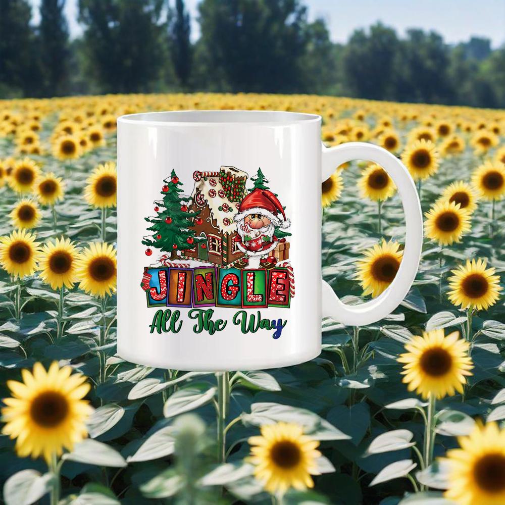 

Рождественская цветная кофейная кружка Санта Леденец Кружки Рождественская елка Чашка для воды Снеговик Посуда для напитков Идеальный подарок Праздничные необычные чашки Чайный бар 330ml