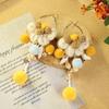 Bohemian retro earrings vacation long contrasting tassel personality temperament earrings women
