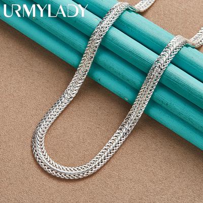 925 Sterling Zilveren Herenketting 20 Inch Ketting Mode Sieraden