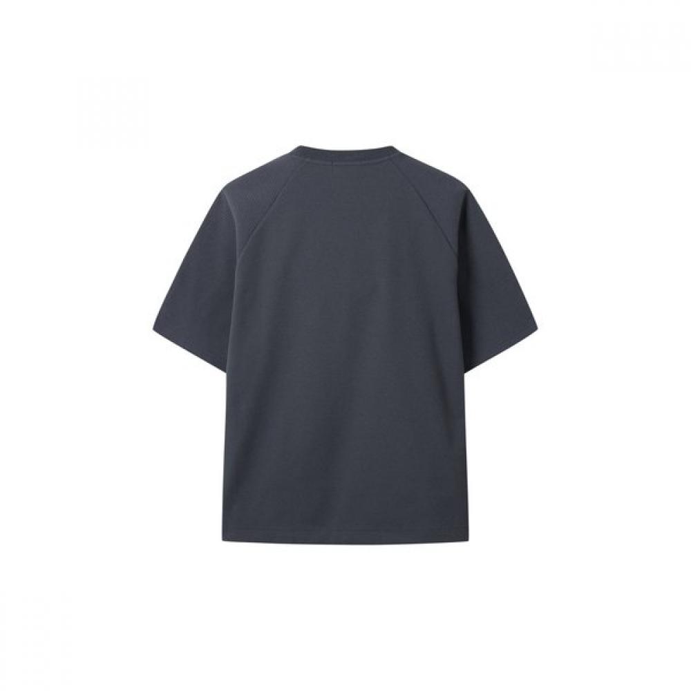 Customellow Gray STring T shirT cwTam25431gyx