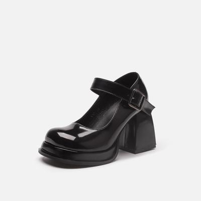 Gothic Platform Mary Jane Shoes Women Trendy Street Thick Heel Women's Pumps High Quality Ankle Strap Japanese Harajuku