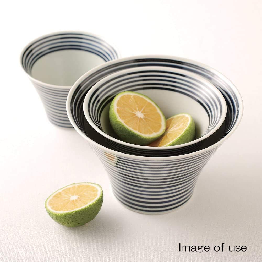 Hasami Ware Wazan Kiln WAZAN Bowl Ireko Bowl with Aikoma Scandinavian Made In 207150 (Large) 16cm, Design, Stylish, Design, Japan,