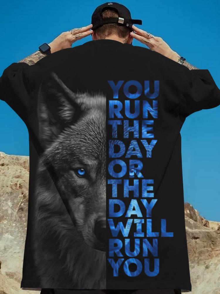 

Футболки с животными для мужчин с 3d принтом волка Street Harajuku, топы с короткими рукавами, футболки, летняя повседневная спортивная рубашка, свободная футболка большого размера 5XL