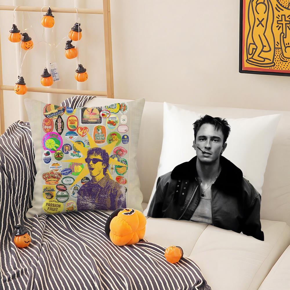Cool Male Actor D-Drew Starkeys 2 Pillow Case Natural Linen Pillow Case Double-Sided Decor Sofa Pillowcase Home Decor