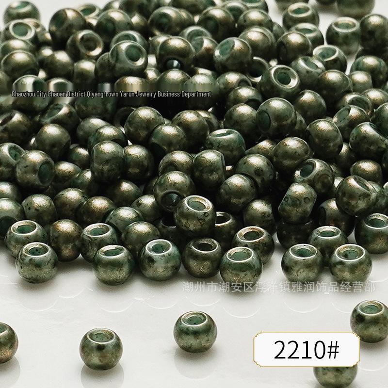 4mm Picasso Glass Seed Beads for DIY Jewelry: Bracelet, Necklace, Ring Accessories