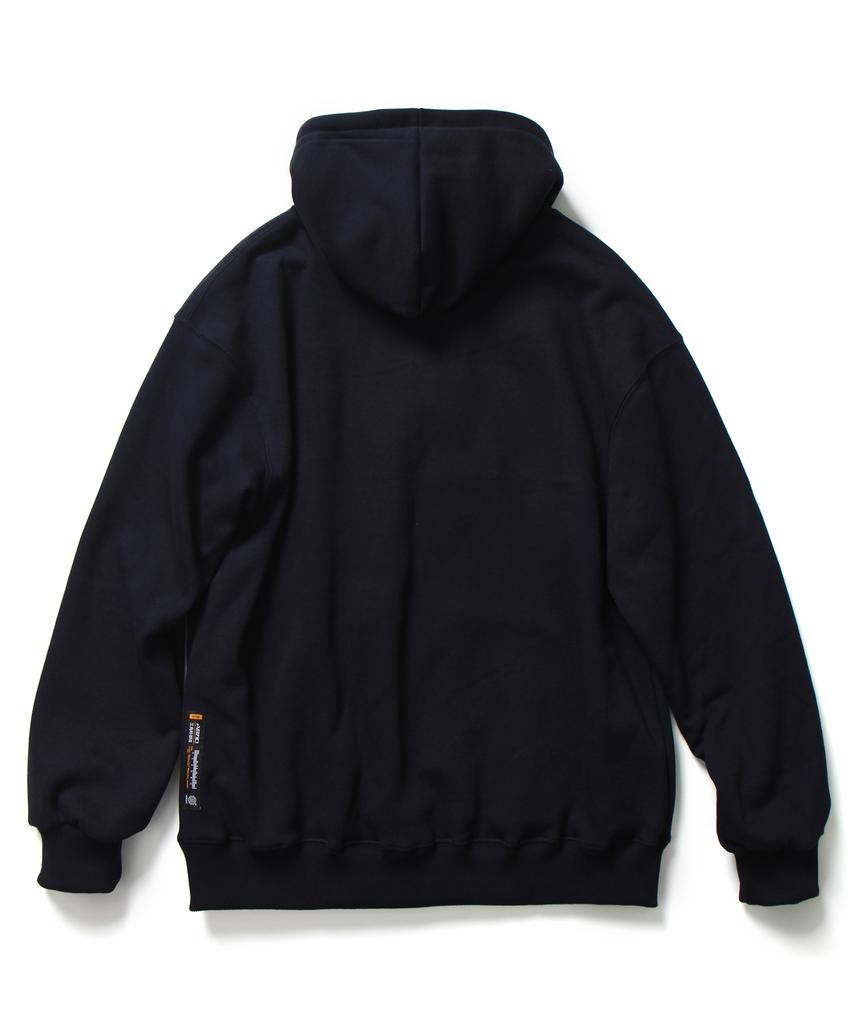 Usds Oversized Fleece-Lined Hoodie Navy