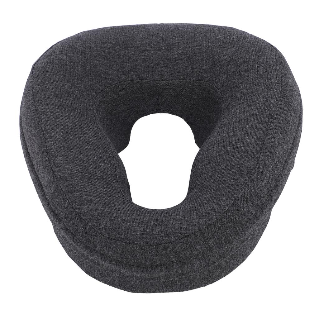 Face Down Pillow Memory Foam Soft Ergonomic Comfortable Sleeping Face Pillow for Home Spa Use Dark