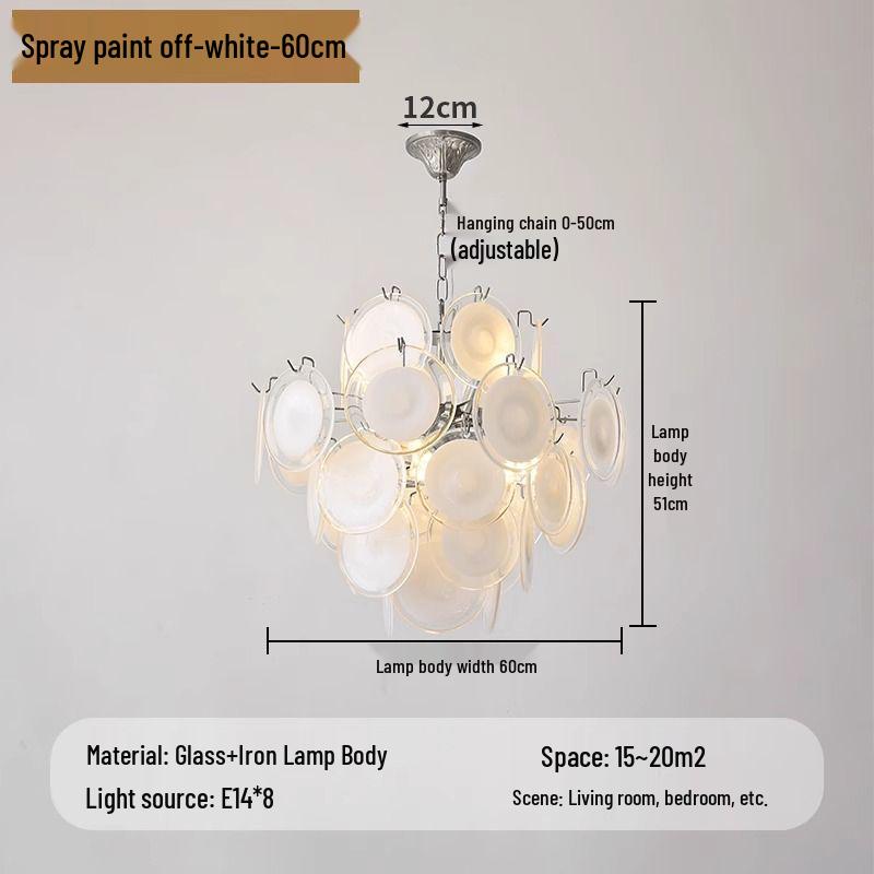 Elegant Vintage Ink Green Glass Chandelier for Living Room or Master Bedroom