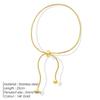 St.delan Women's Minimalist Stainless Steel Snake Bone Bracelet with Adjustable Drawstring Design