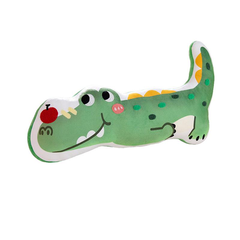 Cartoon Cute Crocodile Meal Rabbit White Goose Fox Lying Flat Series Pillow Plush Toy Doll Sofa Opposite Sex Pillow