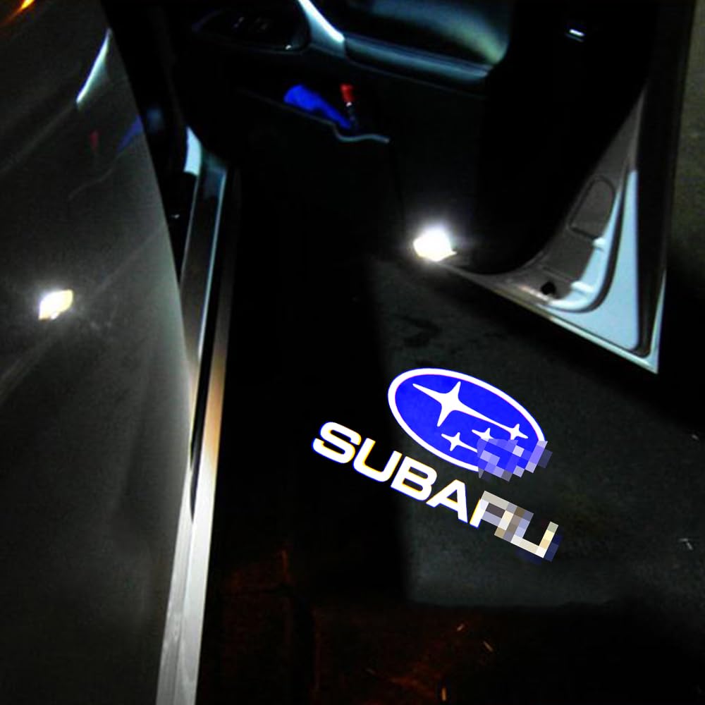 New Subaru Forester LED Courtesy Door Welcome Logo Projection Courtesy Set of 2 for the 6th Generation Forester (6th Generation) Lights, Lights,