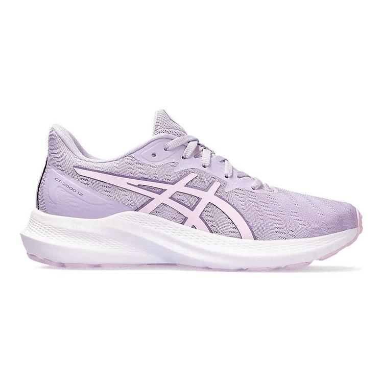 Asics GT 2000 12 GS Faded Ash Rock Kids Sneakers Purple Cosmos 1014A330-500