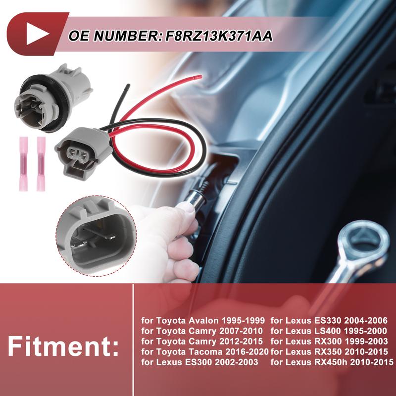 X Autohaux Turn Signal Light Socket Wiring for Toyota Avalon No.9007560001 Side Marker