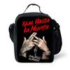 Fashion Hot Rapper Anuel AA Child School Backpack with Lunch Bags ,Pencil Bags ,School Bags for Boys Girls Best Gift