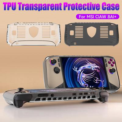 Pour MSI Claw 8 AI+ Coque Souple en TPU Coque de Protection Coque Protectrice Antichoc Manchon Anti-Rayures Accessoires de Jeu