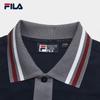 FILA Men's Loose Fit Knit Short Sleeve Polo Shirt