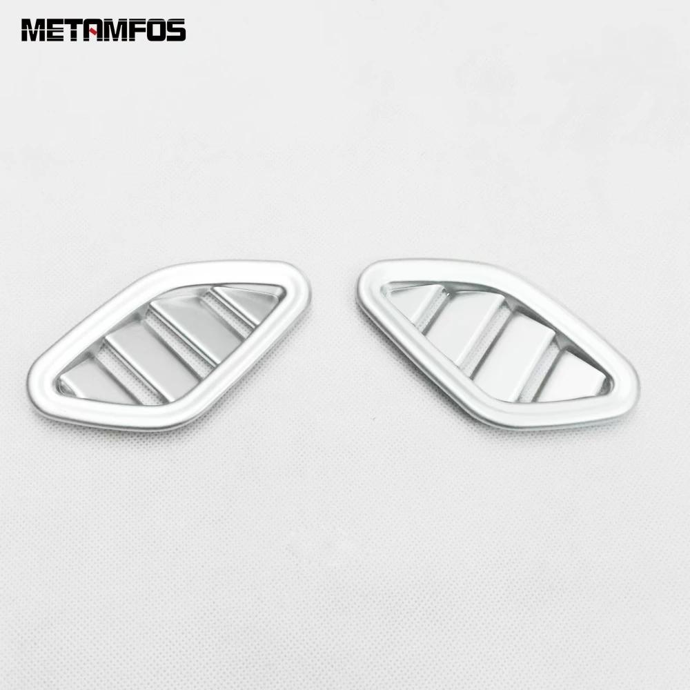 Front Upper Air Condition Vent Outlet Cover Trim For MG Zs SUV 2017-    Carbon Fiber Accessories Car Styling