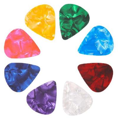 TBDBNR Celluloid Teardrop Guitar Picks, Assorted Gauges & Colors, 15-Pack