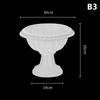 Large Wave Ripple Plastic Vase Modern Nordic Design Space-Saving Flower Pot Arrangement for Living Room Desk Home Accessories