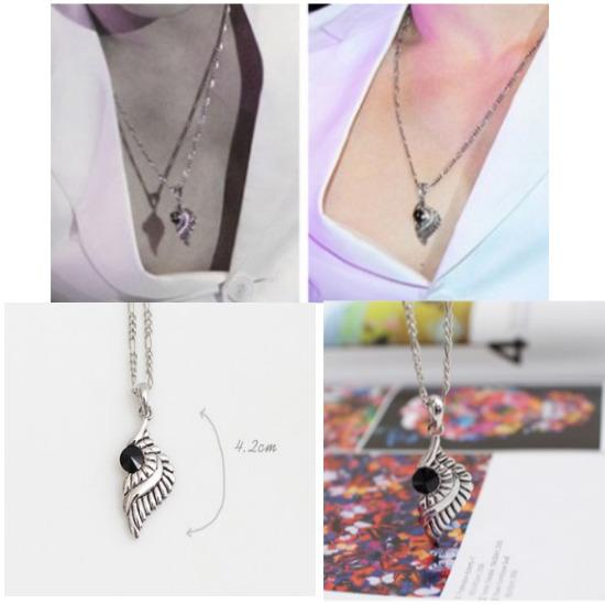 

TVXQ Hero Jaejoong ST Черное ожерелье Batwing