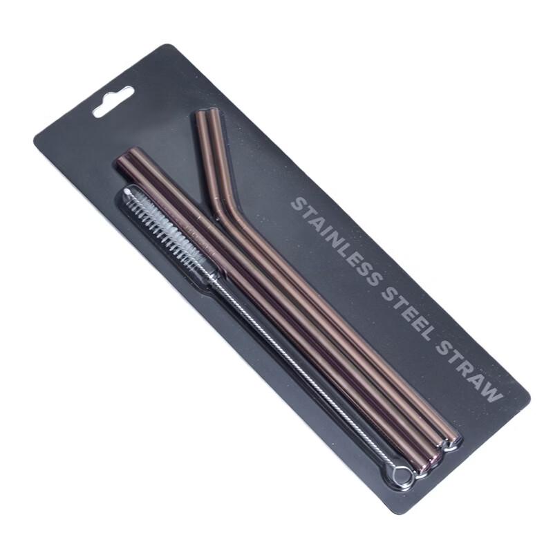 Qianxing Reusable Stainless Steel Straw Set