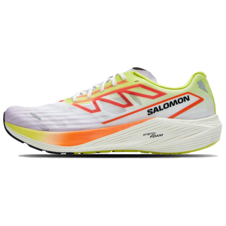 

SALOMON Aero Volt 2 Удобные Легкие Сетчатые Амортизирующие Нескользящие Прочные Низкие Кроссовки для Бега Мужские Кроссовки для Бега Желто-Зеленые 474276 42