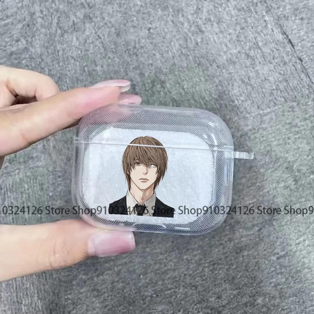 Japan Anime Mikami Teru Dood Geval Zachte Siliconen TPU Hoesje Voor AirPods 4 Pro 1 2 3 Helder Transparant Bluetooth Oortelefoon Hoesje for Airpods Pro3