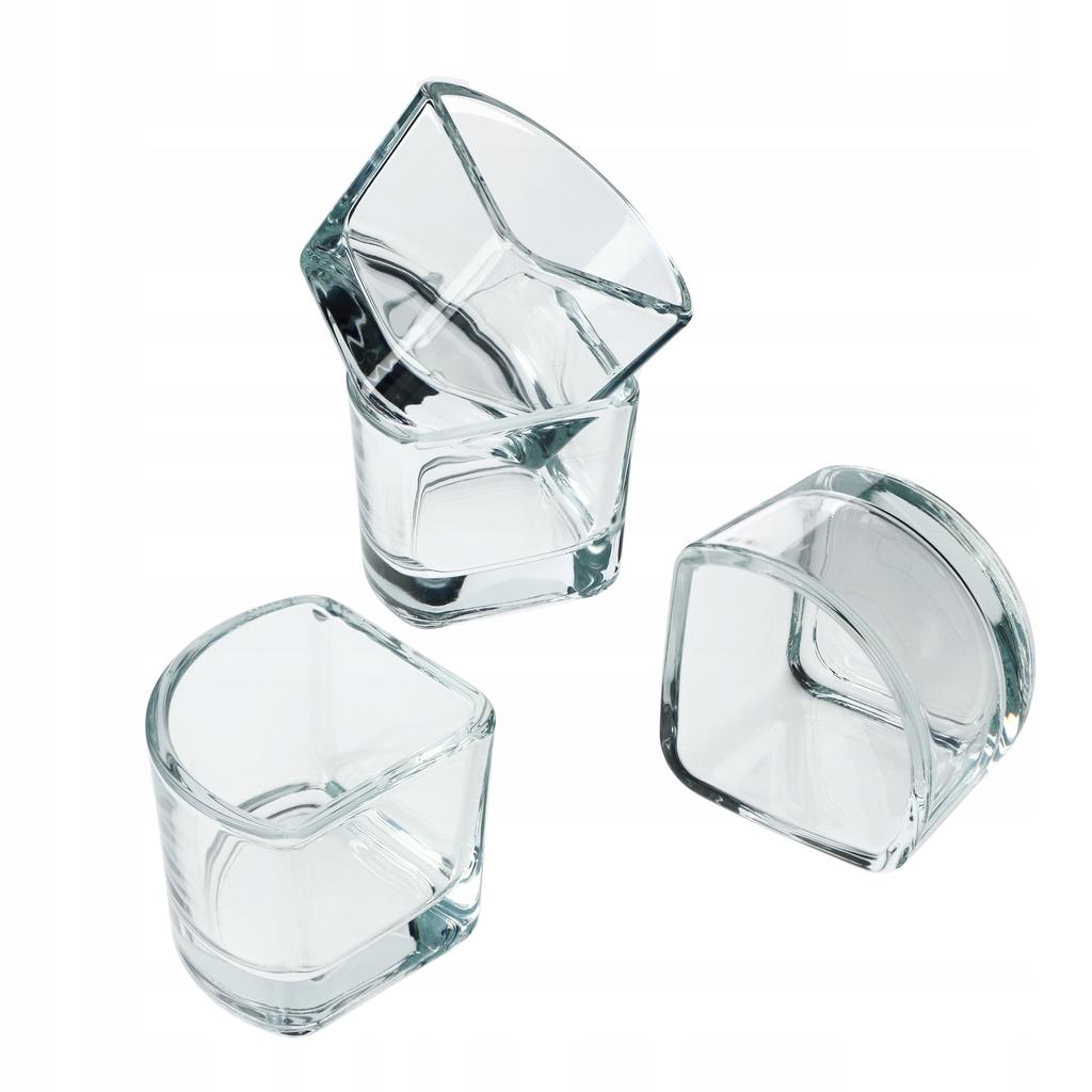 KADAX miseczki Salaterki Szklane Na Przekąski Sos Dip Zestaw