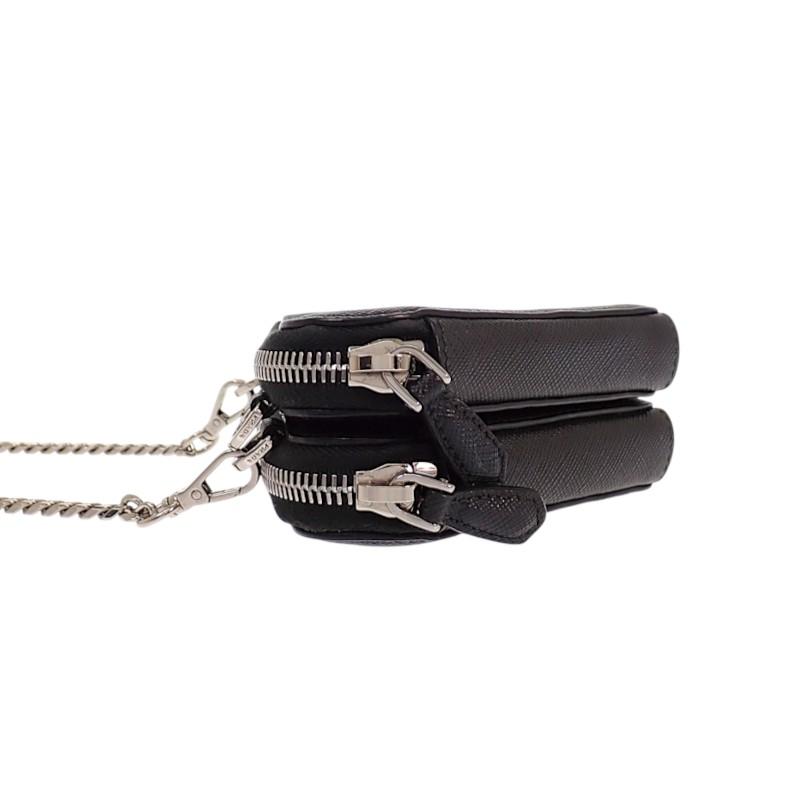 Prada 1NR015 2WAY Bag Black Safiano Women