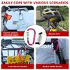 Padlocks for Luggage Aluminum Alloy Locks 3 Dial Digit Resettable Lock Carabiner