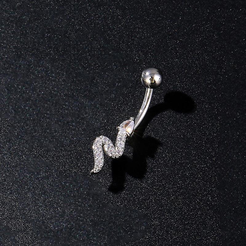 

Циркониевые кольца для пирсинга пупка из нержавеющей стали с бантом и сердцем для женщин, сексуальное кольцо для пирсинга пупка, украшение для тела