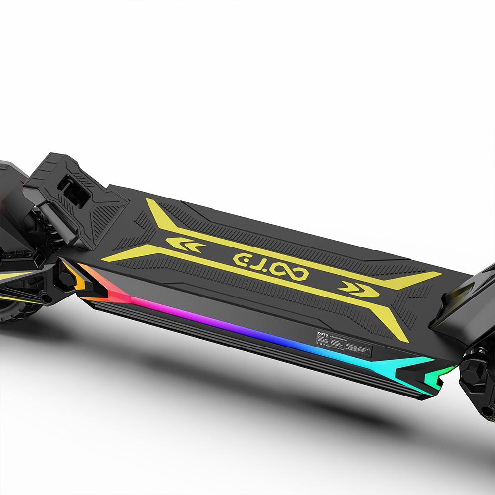 Electric Scooter OOTD SR1 10" 1400W Peak Motor Fully Suspended Adult Electric Scooter 48V 20AH Max Load 120Kg Black