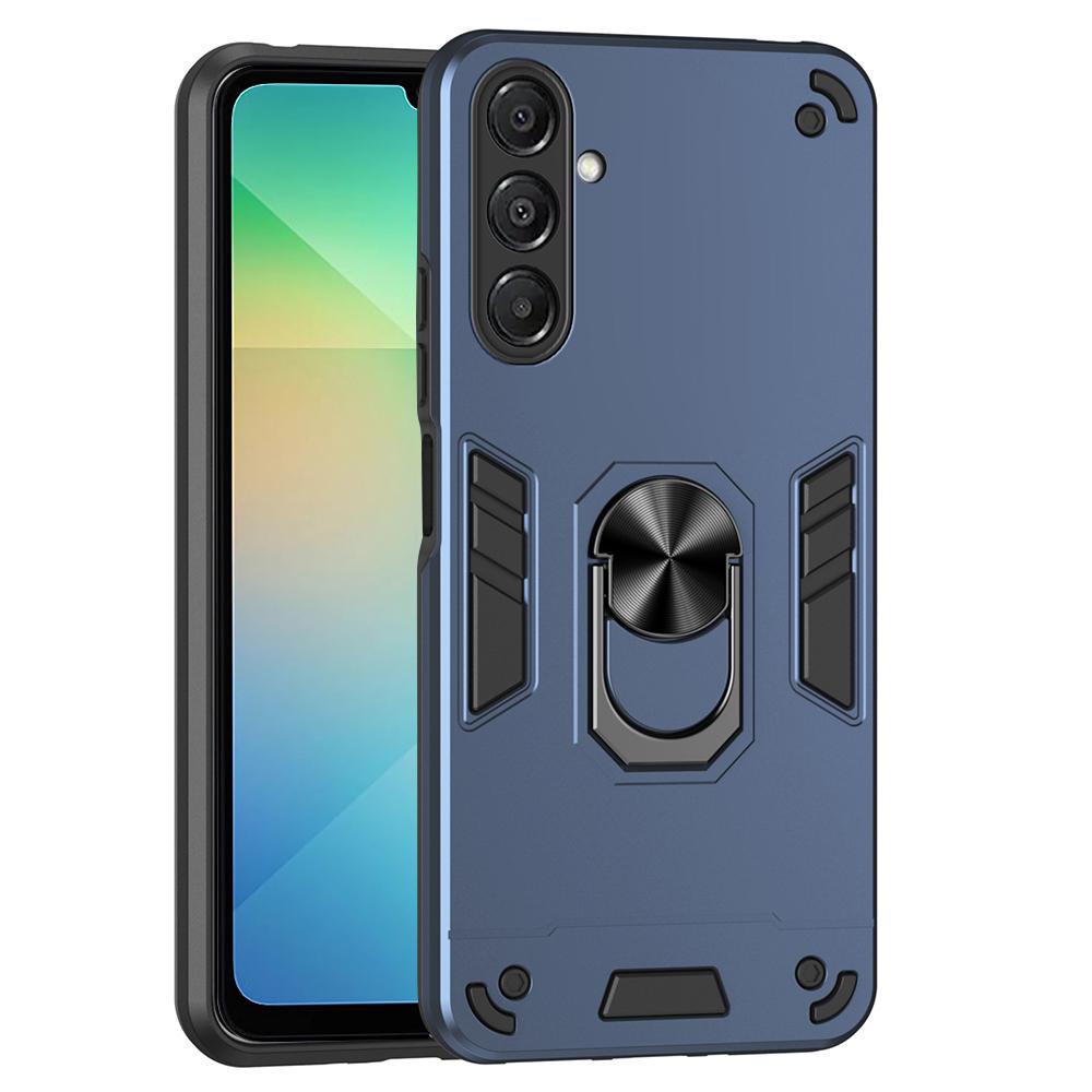 For Samsung Galaxy A17 5G/A17 4G Case PC + TPU Drop Defend Phone Cover with Ring Kickstand