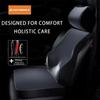 Autobacs Low Rebound Memory Foam Lumbar Support Headrest Cushion for Cars Suitable for Various Vehicle Models Driving Fatigue