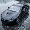 1:22 BMW I8 Hybrid Luxus Sportcoupé Legierung Metall Druckguss Modellauto Schreibtisch Display Sammlerstück Verzierung Feiertagsgeschenk Hobby