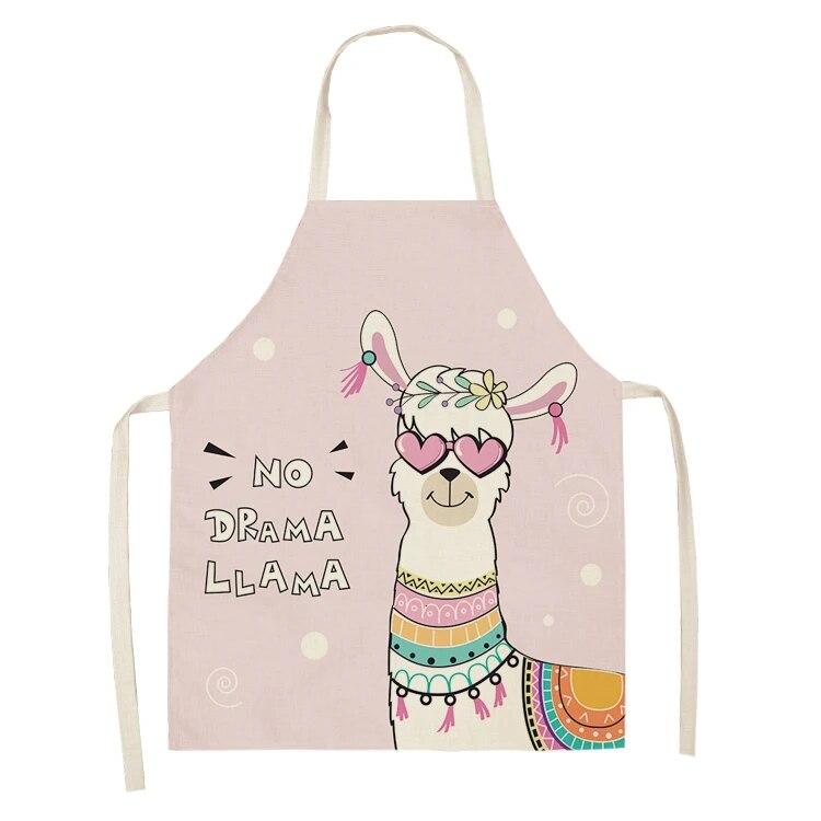 1psc Camel Sheep Stone Print Linen Cloth Without a Dincapon Kitchen Apron In the Kitchen Kitchen Apron Apron Kitchen Apron