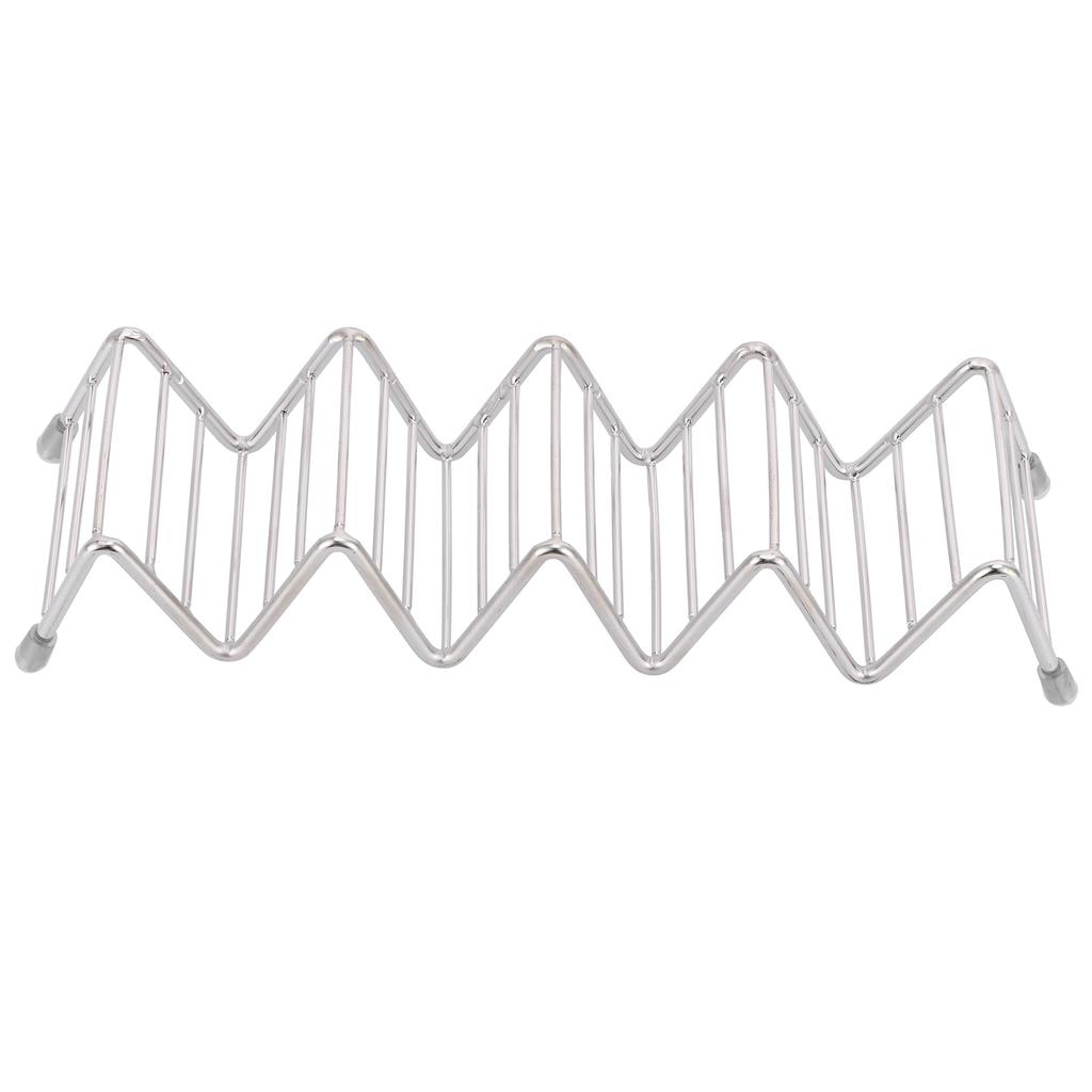 Taco Holder Innovative 304 Stainless Steel Pancake Stand Tray for Kitchen Restaurant4 5 Grid