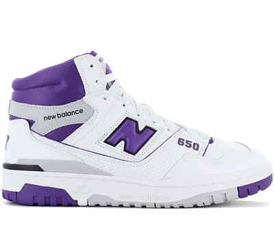 650R - Tênis Masculino Couro Branco BB650RCF 650 Mid ORIGINAL