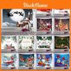 Festlicher Weihnachts-Wandteppich Wandbehang Kunst in exquisitem Design zur Heimdekoration