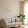 1 pièce Art Mural Mandala Lotus Vintage Sculpture Métal Décor Jardin Intérieur Extérieur Cadeau Spirituel Halloween Noël Bohème Patio Suspendu