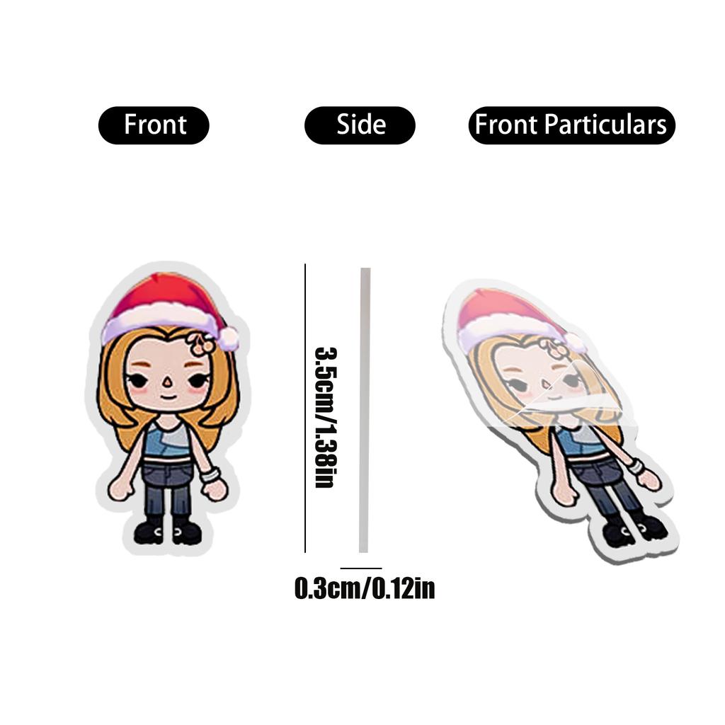 Weihnachts-Adventskalender, 24-Tage-Adventskalender Feiertags-Countdown-Kollektion, Anhängerbox geeignet für Weihnachtsüberraschungsgeschenke