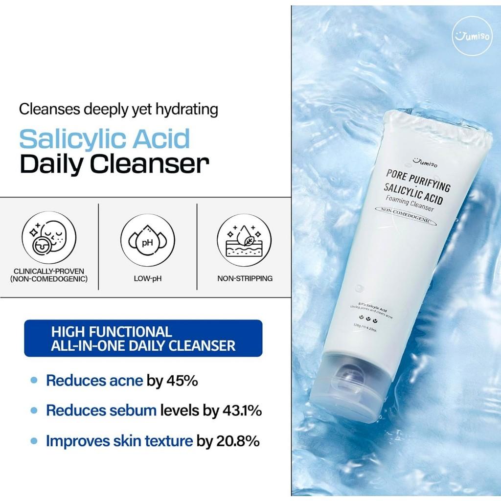 jumiso Pore-Purifying Salicylic Acid Foaming Cleanser 120g / 20g