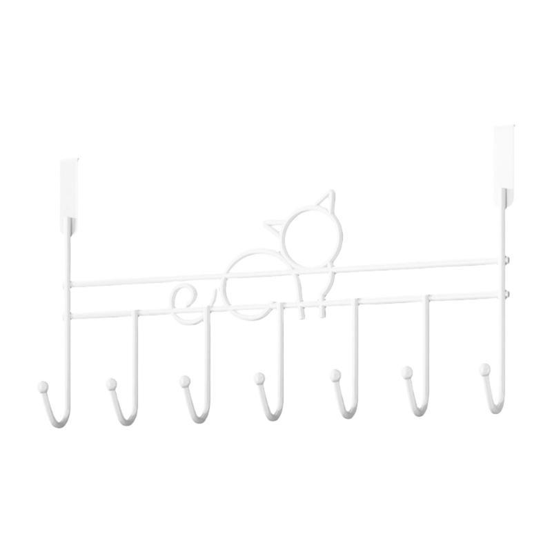 652F Sturdy No Drilling Cats Themed Hook for Hanging Small Items Living Spaces