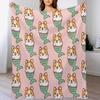 Mermaid Corgi Cute Corgi Cute Mermaid Cute Dog Throw Blanket Fluffy Cozy Throw Blanket for Home Decor