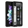 Z Flip 4 Phone Case for Samsung Galaxy Z Flip 3 5G ZFlip3 Flip3 Zflip Flip4 Black Hard Cover Vintage Tape Camera Gameboy Shell