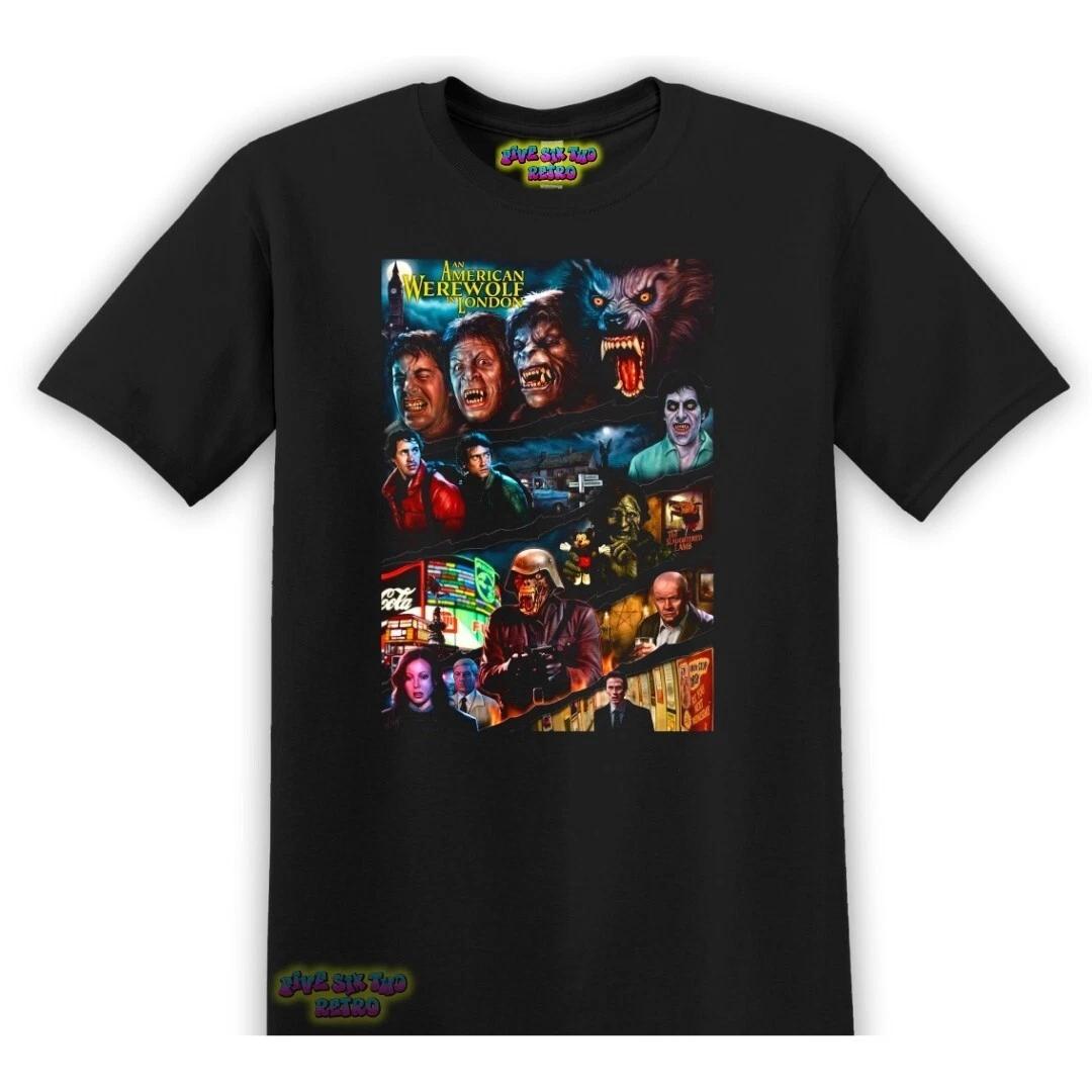 American Werewolf In London Horror Movie T-Shirt Black S-3XL S