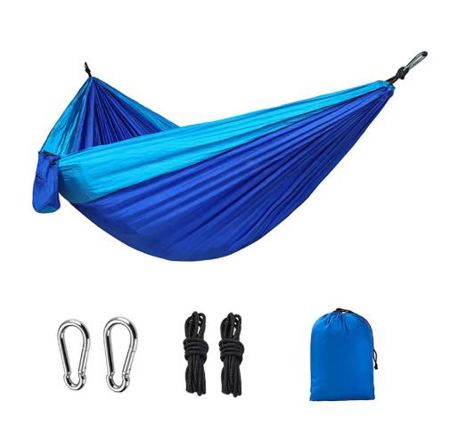Ultralight 200kg Parachute Nylon Camping Hammock with Straps Quick Dry for Travel Hiking Beach Outdoor Adventure Gear