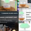 Nawilżacz Chmurka Deszczowa Z Lampką LED Design Grzyba Ultradźwiękowy Dyfuzor Do Domowego Użytku