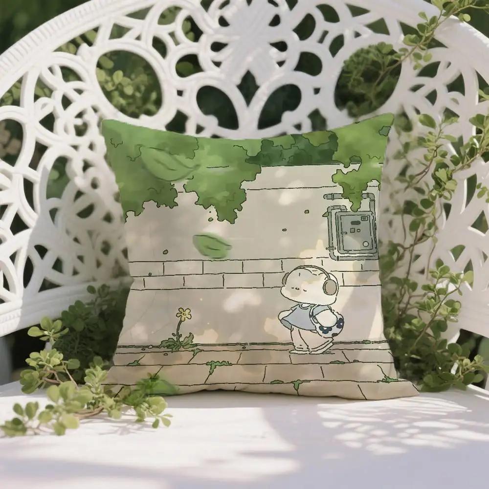 Adorable Nature Art Pillowcase, Elegant Style & Whimsical Design, Multi-Size Options, Perfect Gift for Kids & Home Lovers